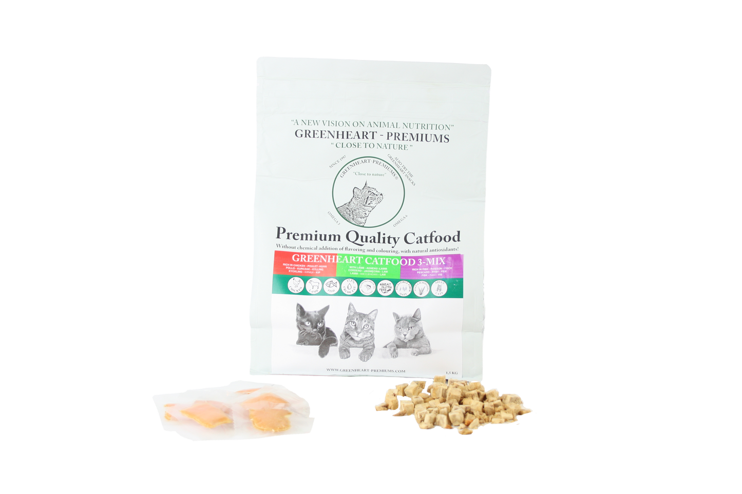 Noodpakket kat met brok