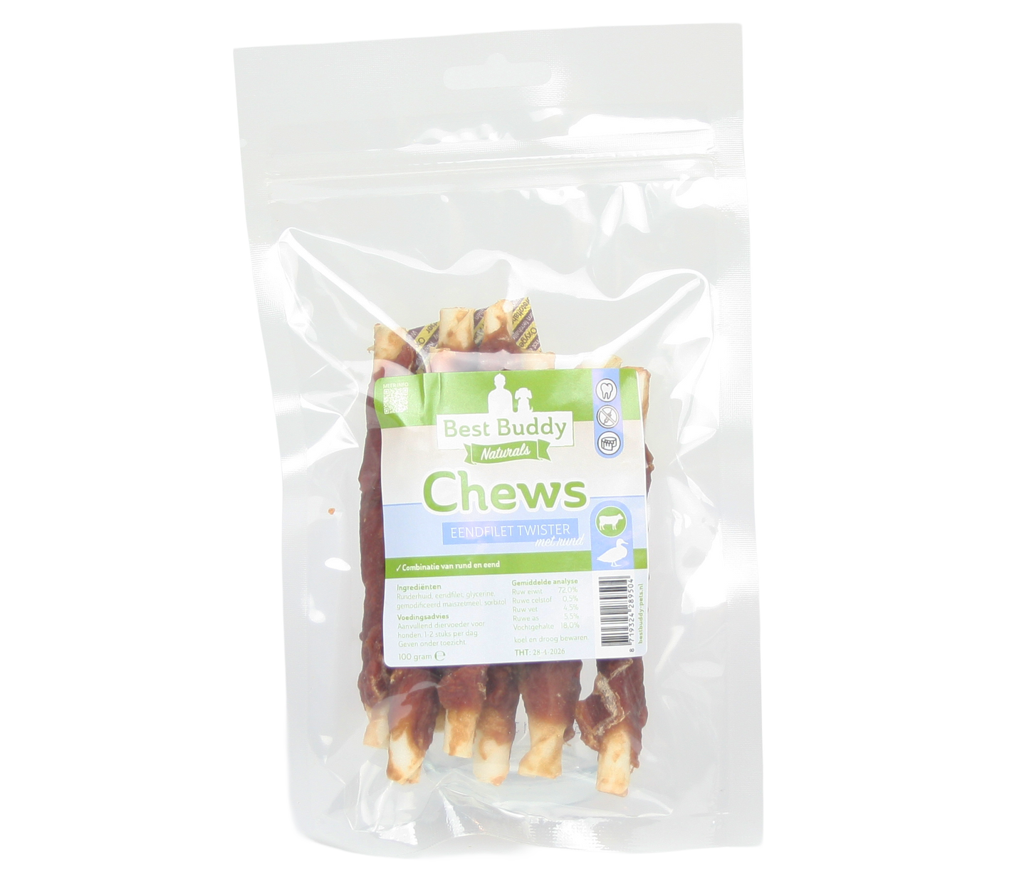 Eendfilet twister - 100g