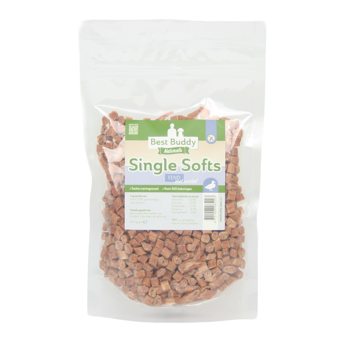 Single Soft Eend met wortel