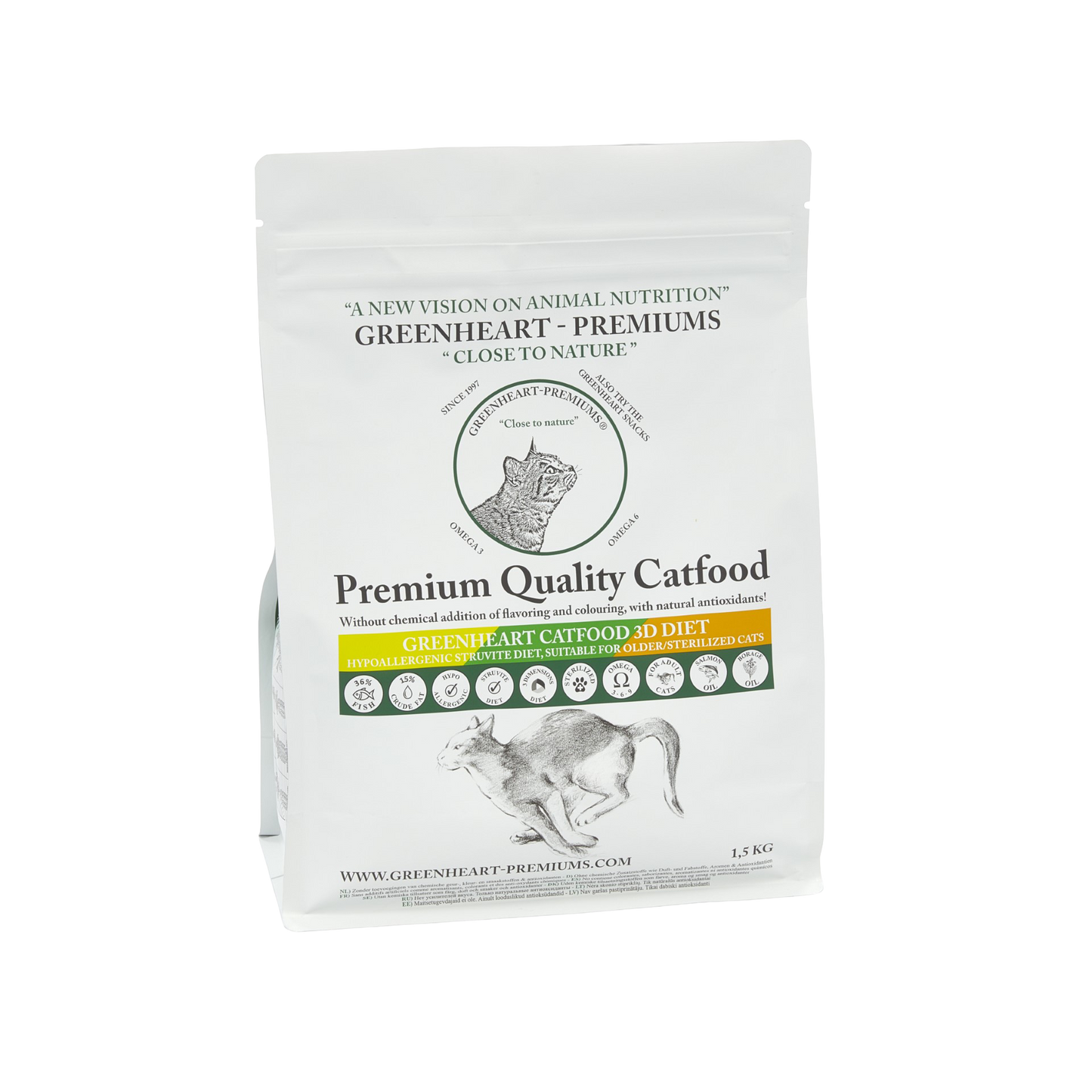 Greenheart PremiumsCatfood 3D Diet Struviet