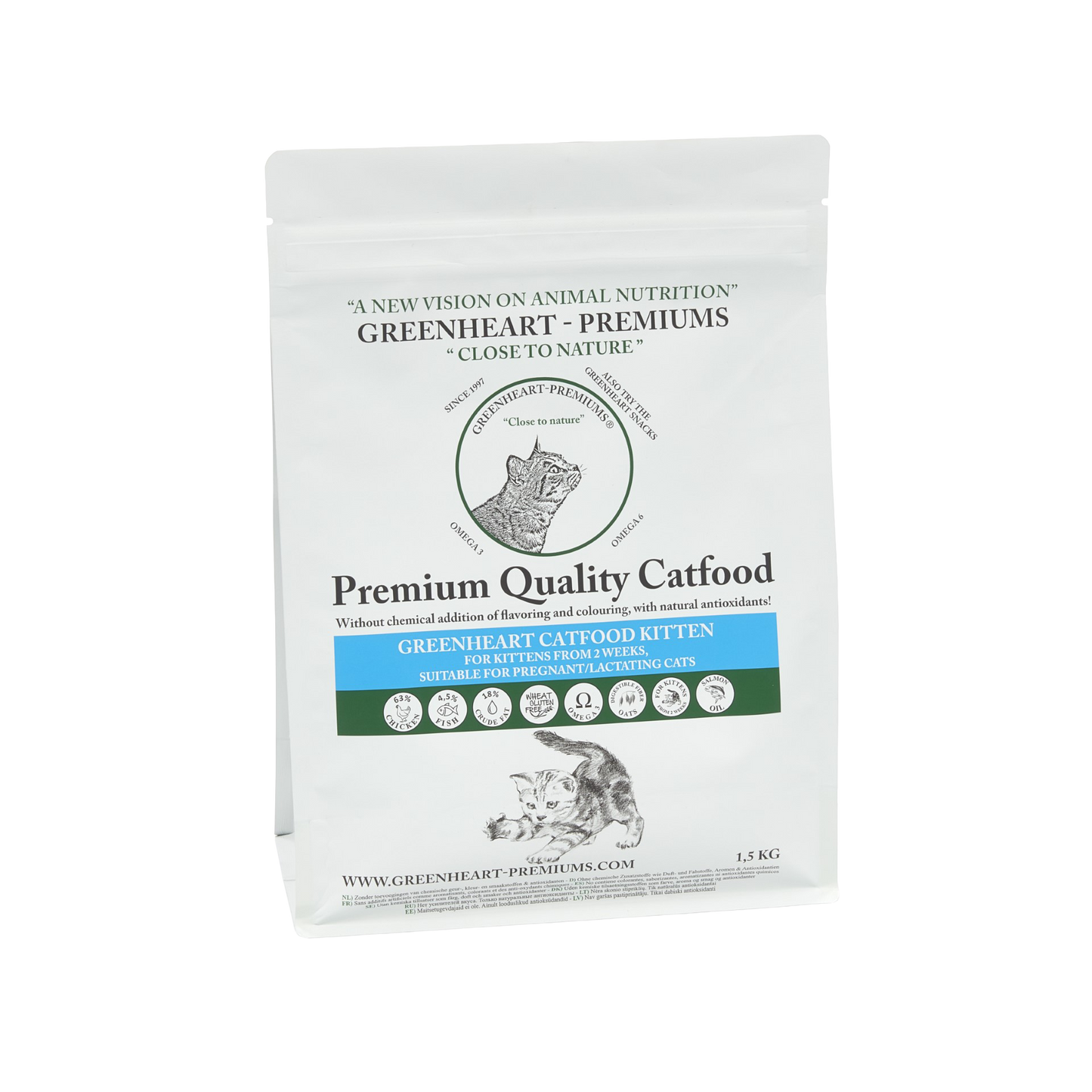 Greenheart Premiums Catfood Kitten
