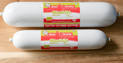 Maaltijdworst voor honden met lamsvlees