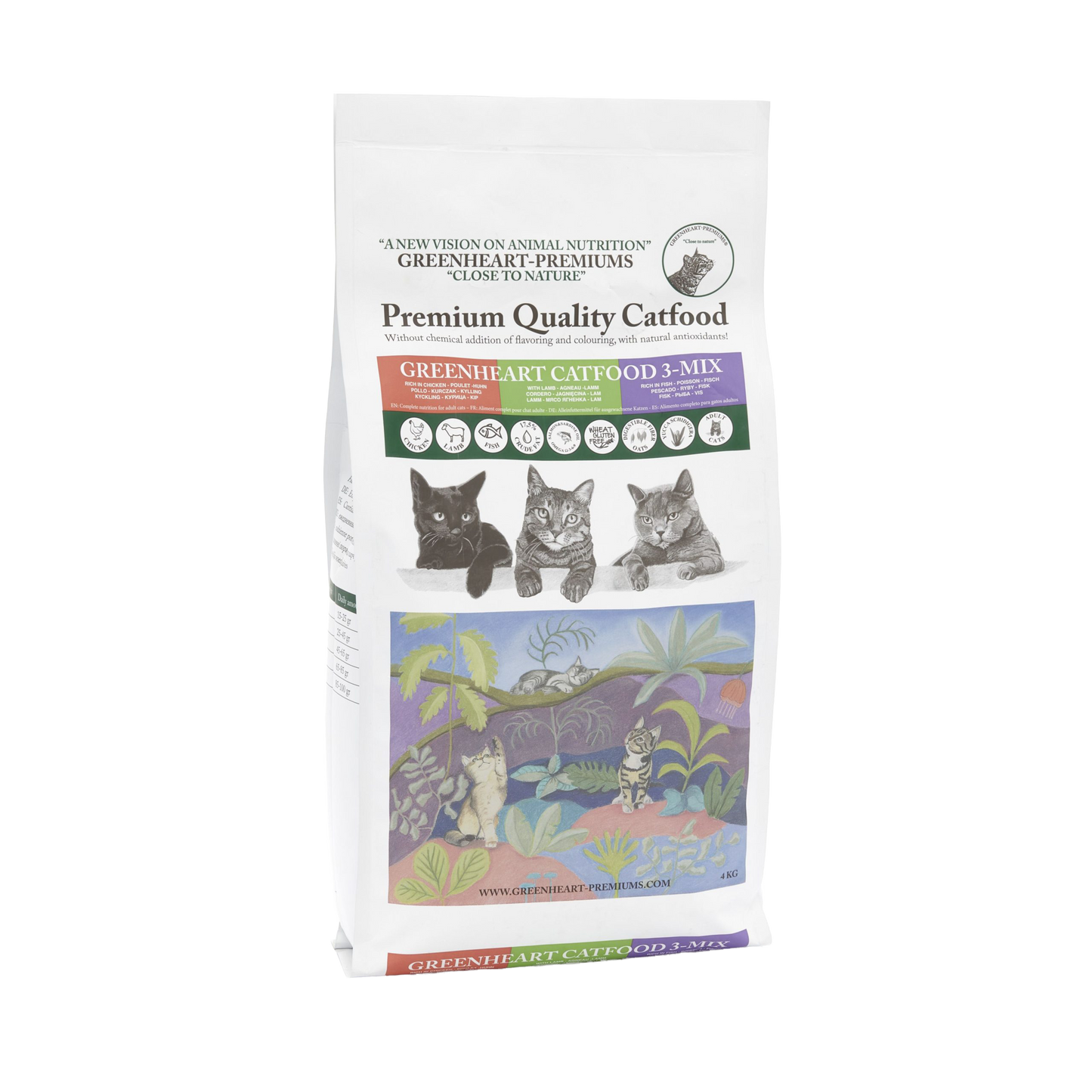 Greenheart Premiums Catfood 3-Mix