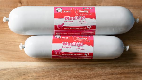 Maaltijdworst voor honden met paardenvlees
