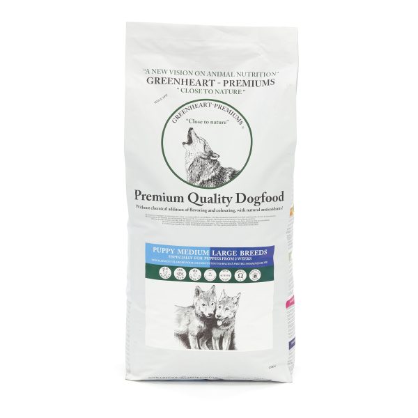 Greenheart-Premiums brok voor puppy